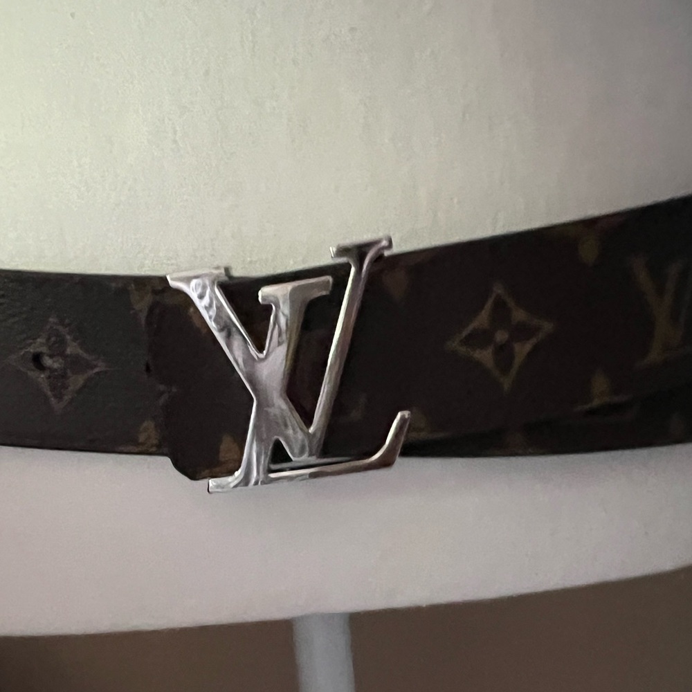 Louis Vuitton Initiales Reversible Monogram/Black Belt